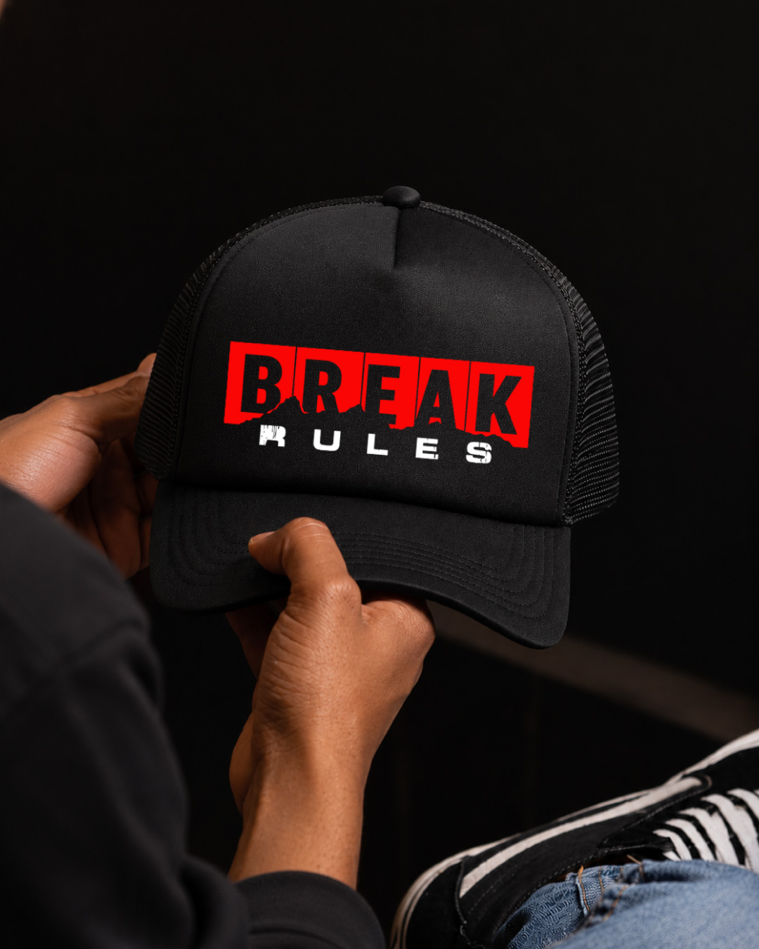 Break Rules Black-Tucker-Hat